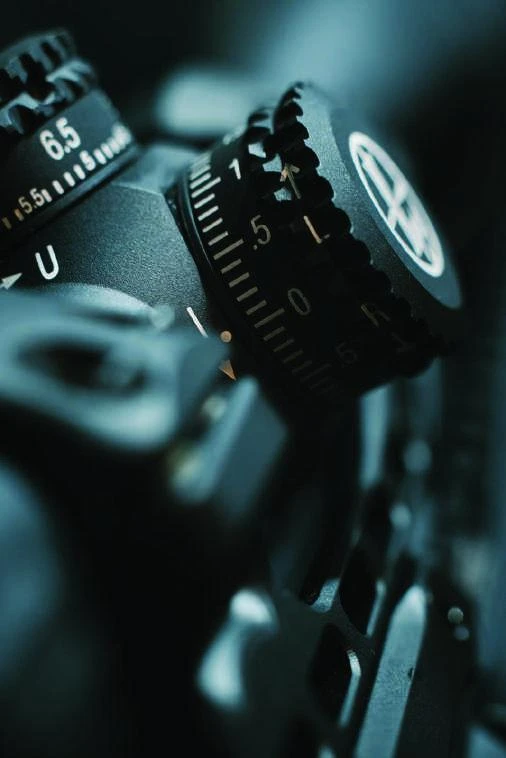 Close-up of precision mechanical components